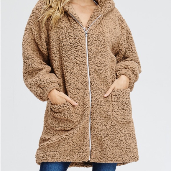 ✨LAST ONE ✨Small Teddy Bear Coat With Hood - Picture 4 of 8